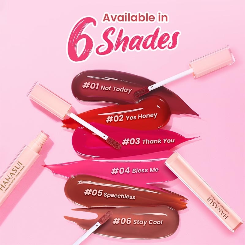 HANASUI GLAZE LIP STAIN STAY COOL #06