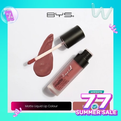BYS BYS Matte Liquid Lip Colour M01 Barely There 5.6ml