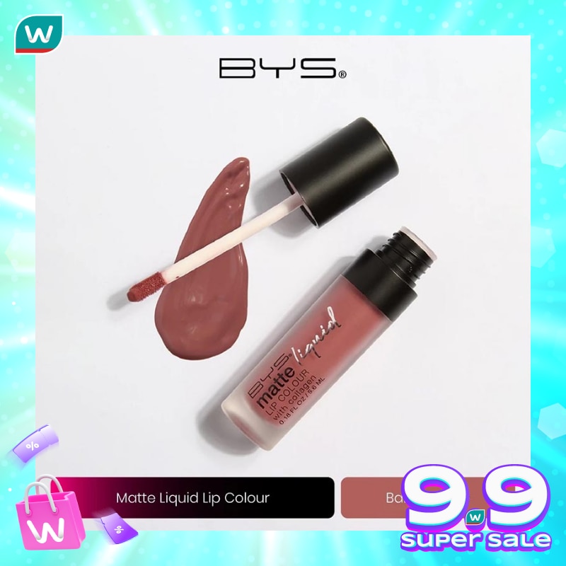 BYS Matte Liquid Lip Colour M01 Barely There 5.6ml