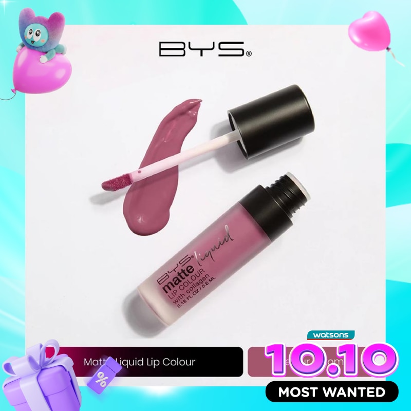 BYS Matte Liquid Lip Colour M03 Velour Bloom 5.6ml image