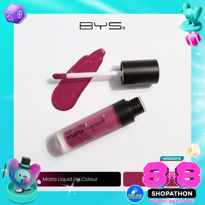 BYS Matte Liquid Lip Colour M04 Berry Nice 5.6ml image