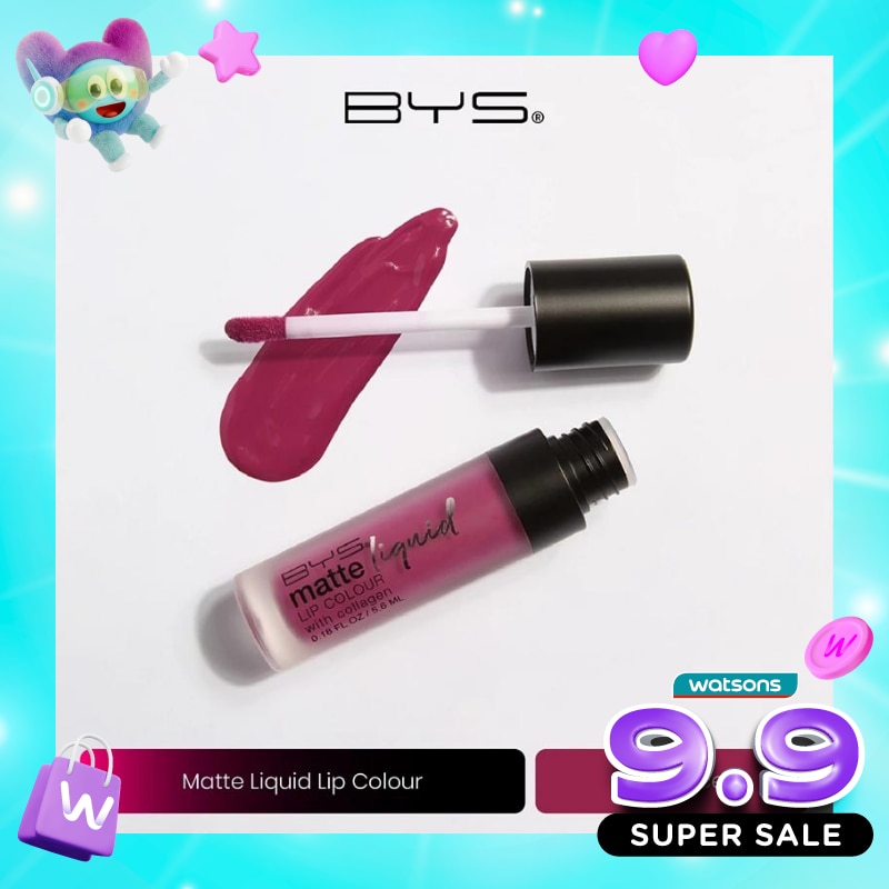 BYS Matte Liquid Lip Colour M04 Berry Nice 5.6ml image