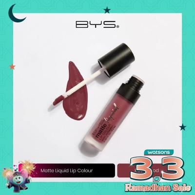 BYS BYS Matte Liquid Lip Colour M06 Rosewood 5.6ml