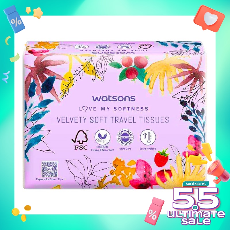 Watsons X-Flower Facial Tissue 650's