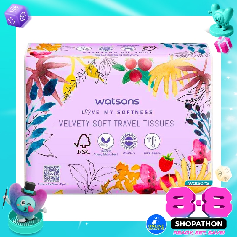 Watsons X-Flower Facial Tissue 650's image