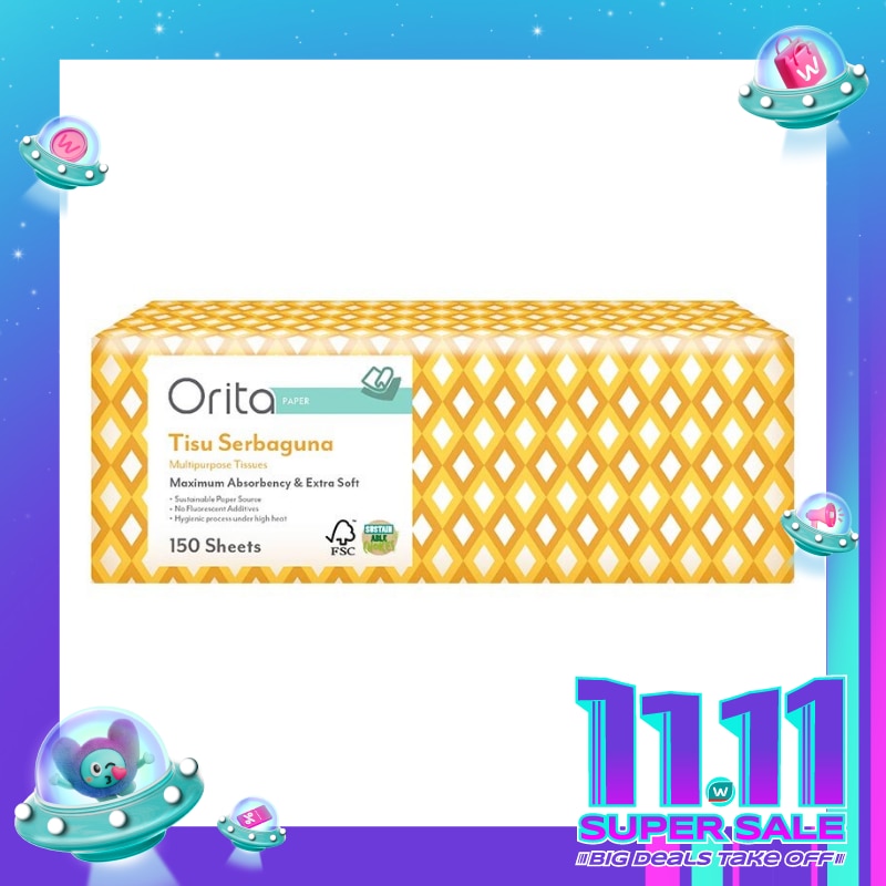 Orita Multipurpose Tisue M-Fold 150's