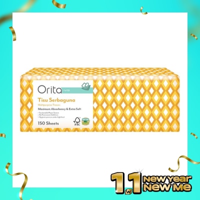 ORITA Orita Multipurpose Tisue M-Fold 150's