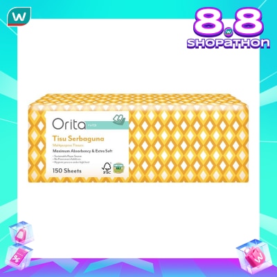 ORITA Orita Multipurpose Tisue M-Fold 150's