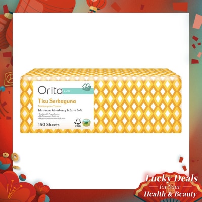 ORITA ORITA MLTPRPS TISUE MFOLD 150S