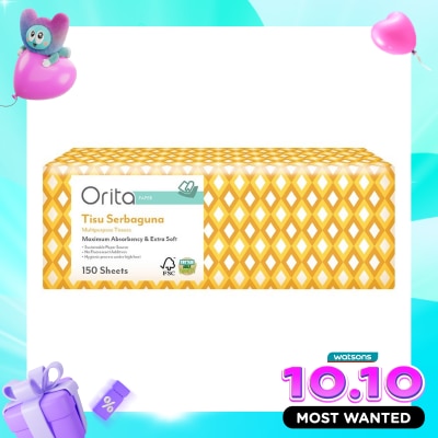 ORITA ORITA MLTPRPS TISUE MFOLD 150S image