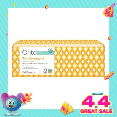 ORITA - Orita Multipurpose Tisue M-Fold 150's