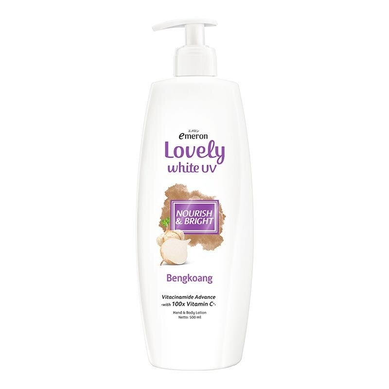 Emeron Hand & Body Lotion Nourish & Bright (Bengkoang) 500ml