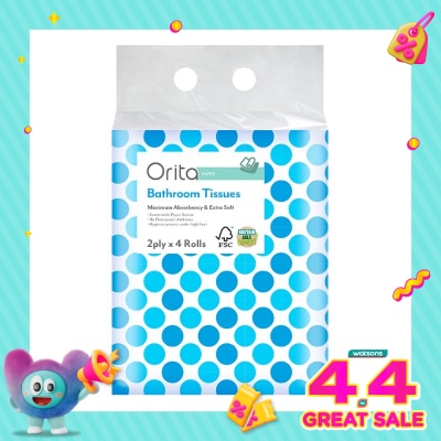 ORITA - Orita Tissue Toilet 4 Roll 200's