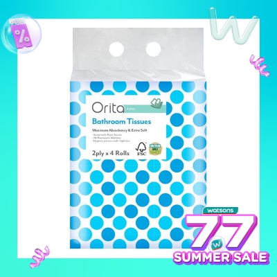 ORITA Orita Tissue Toilet 4 Roll 200's