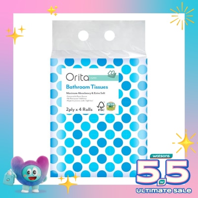 ORITA - Orita Tissue Toilet 4 Roll 200's