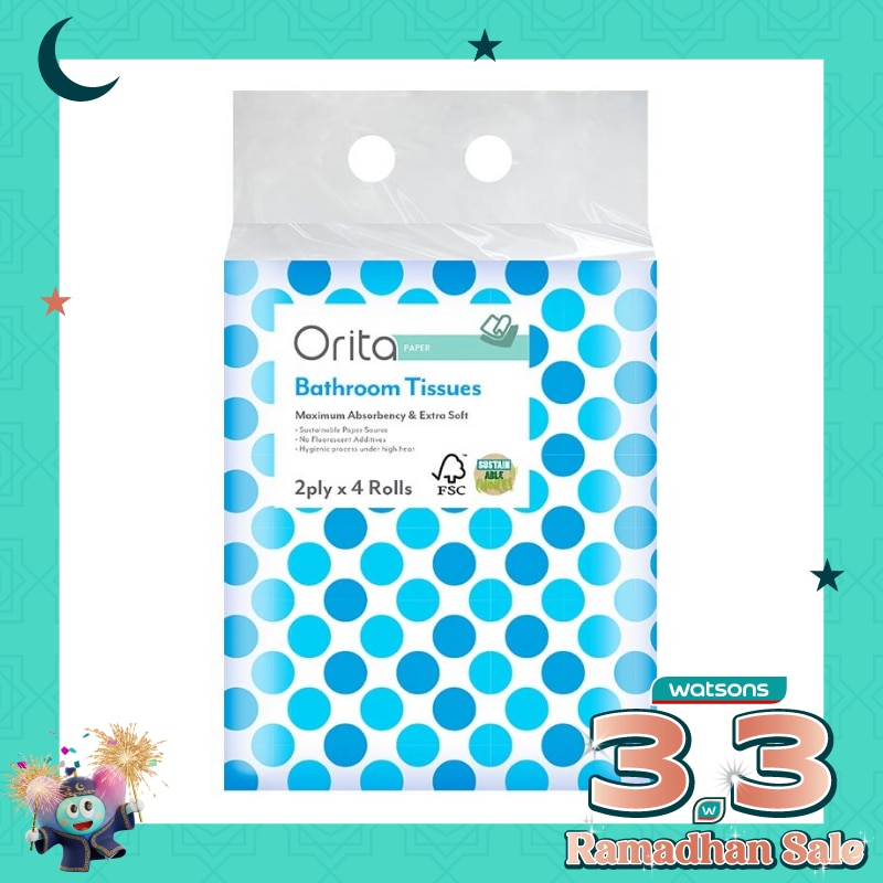 Orita Tissue Toilet 4 Roll 200's