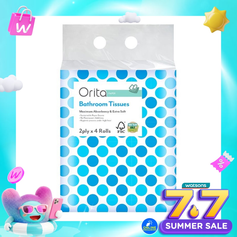 Orita Tissue Toilet 4 Roll 200's