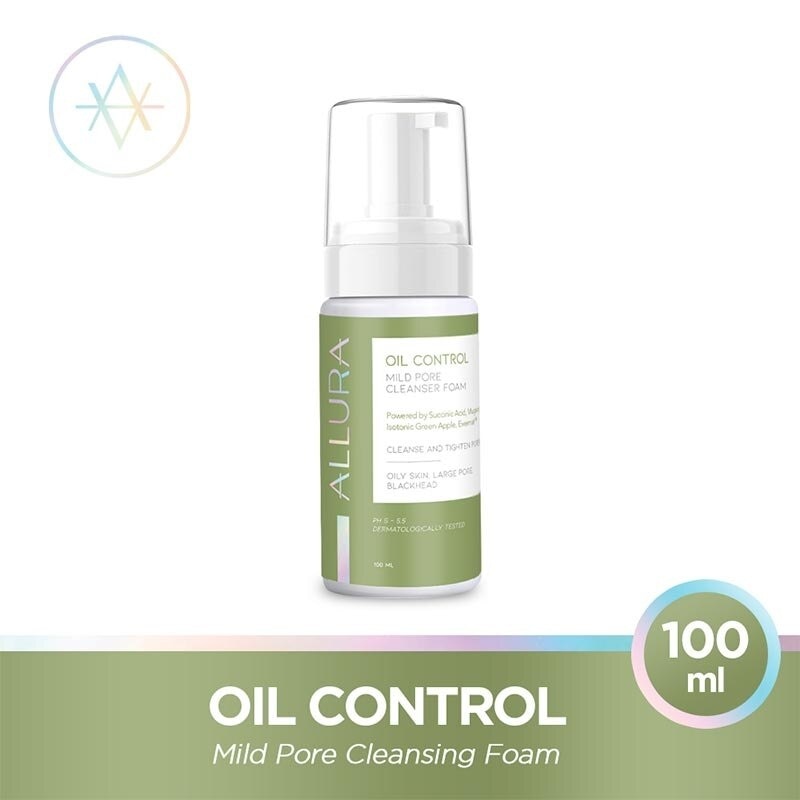 Allura Oil Control Mild Pore Cleanser Foam 100 ml