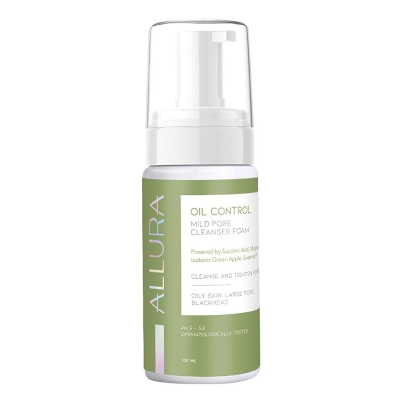 Allura Oil Control Mild Pore Cleanser Foam 100 ml