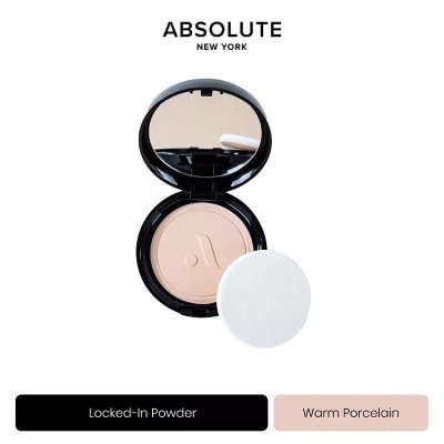 ABSOLUTE NY Locked-in Powder Foundation Warm Porcelain