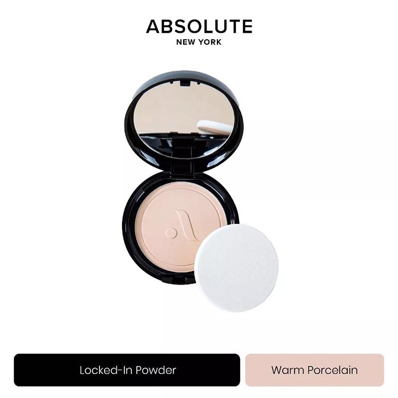 Locked-in Powder Foundation Warm Porcelain