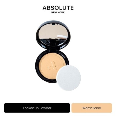 ABSOLUTE NY Locked-in Powder Foundation Warm Sand