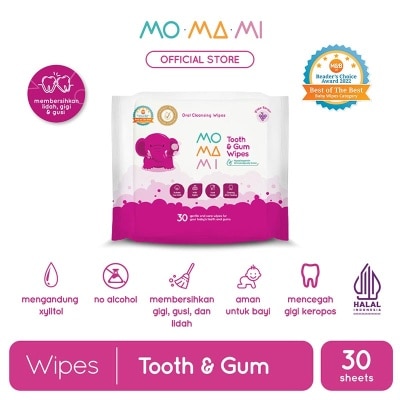 MOMAMI Momami Tooth & Gum Wipes 30s