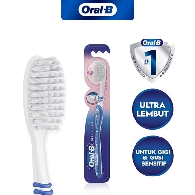 ORAL B Sikat Gigi Soft & Slim 1'S 50g