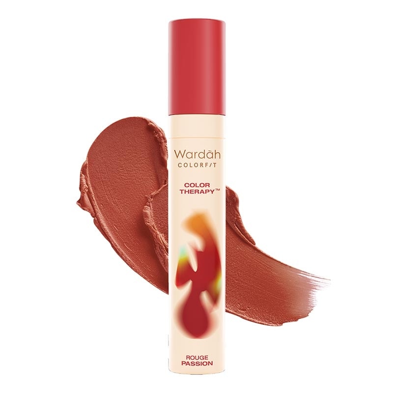 Wardah Colorfit Velvet Matte Lip Mousse 16 Rouge Passion 4g