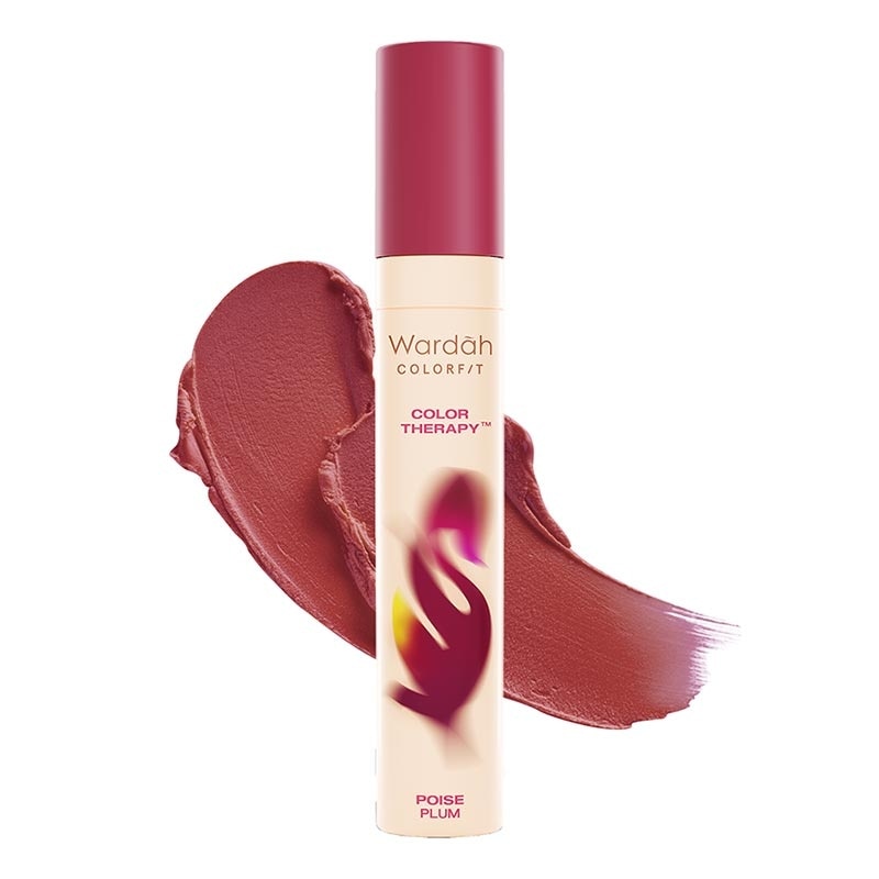 Wardah Colorfit Velvet Matte Lip Mousse 22 Poise Plum 4g