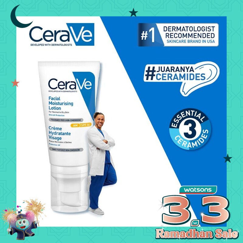 Cerave Facial Moisturising Lotion - AM SPF30 UVB + UVA 52ml