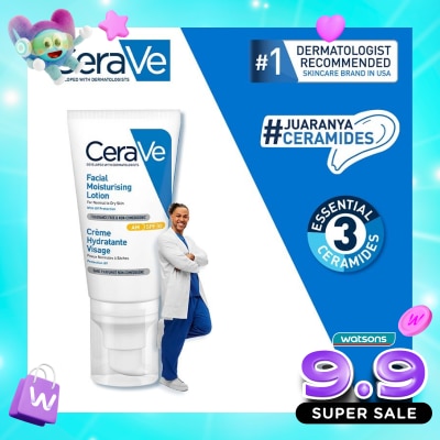 CERAVE - Cerave Facial Moisturising Lotion - AM SPF30 UVB + UVA 52ml image