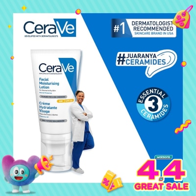 CERAVE - Cerave Facial Moisturising Lotion - AM SPF30 UVB + UVA 52ml