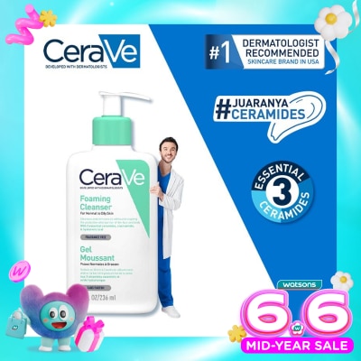CERAVE - Cerave Foaming Cleanser 236ml