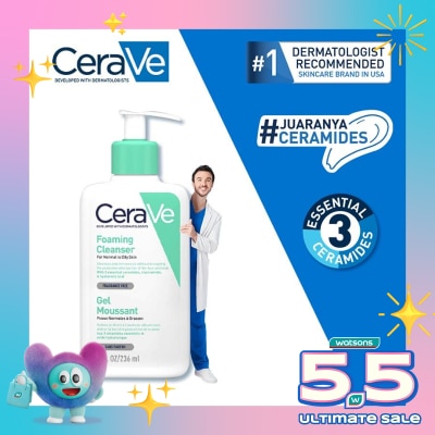 CERAVE - CERAVE FOAMING CLEANSER 236ML