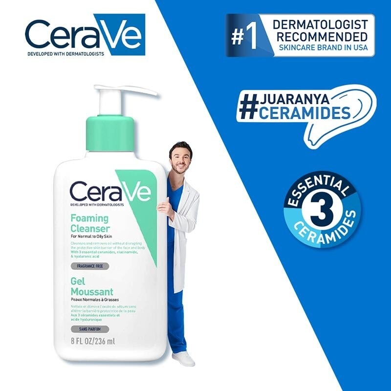 CERAVE FOAMING CLEANSER 236ML