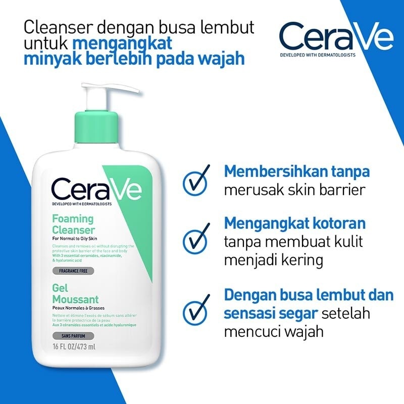 CERAVE FOAMING CLEANSER 473ML