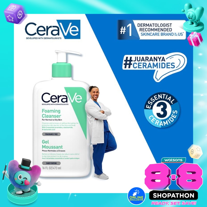 CERAVE FOAMING CLEANSER 473ML image