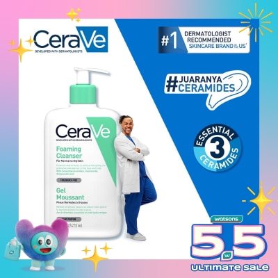 CERAVE - CERAVE FOAMING CLEANSER 473ML