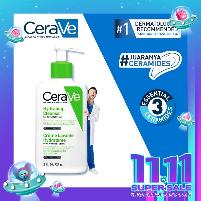 Cerave Hydrating Cleanser 236ml