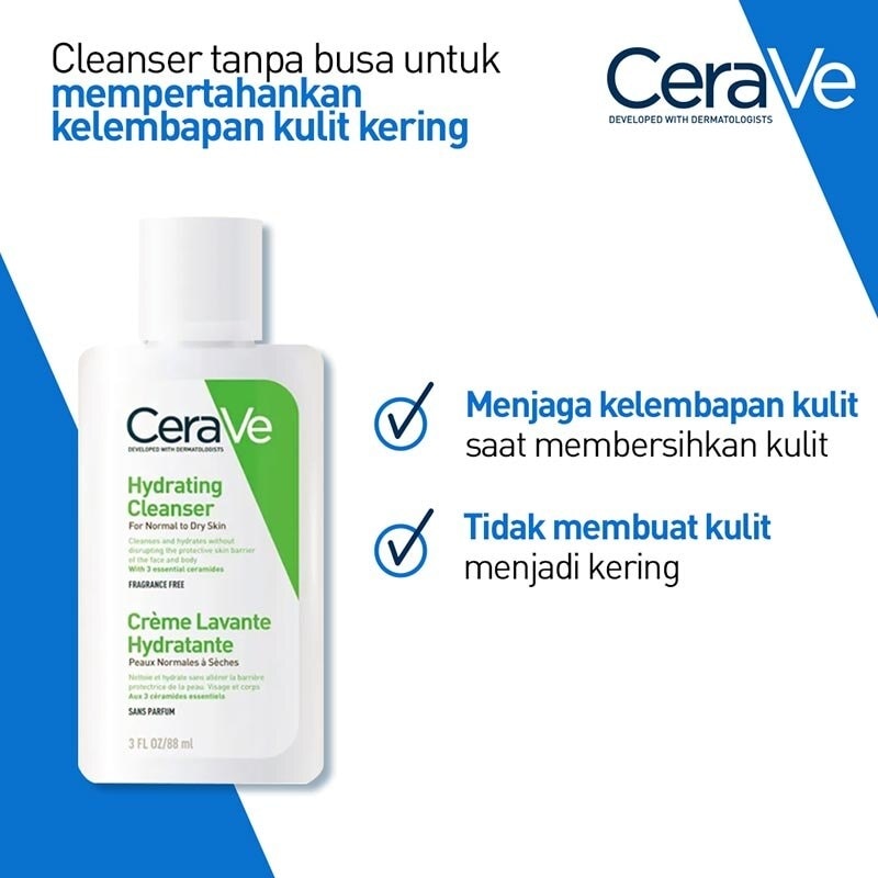 Cerave Hydrating Cleanser 88ml