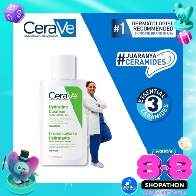CERAVE - CERAVE HYDRATING CLEANSER 88ML image