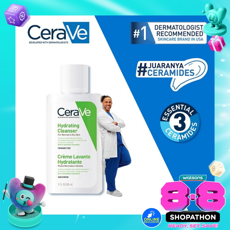 Cerave Hydrating Cleanser 88ml image