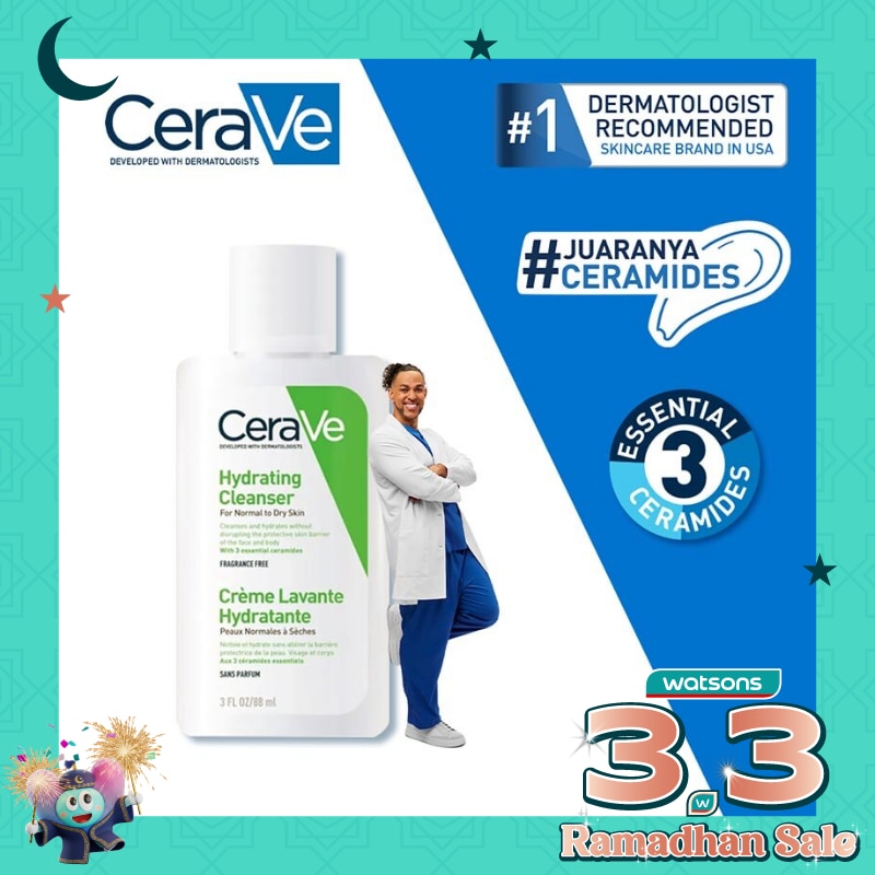 Cerave Hydrating Cleanser 88ml