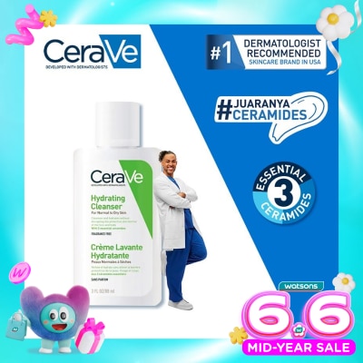 CERAVE - Cerave Hydrating Cleanser 88ml
