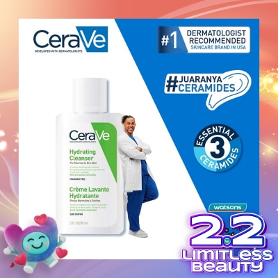 CERAVE CERAVE HYDRATING CLEANSER 88ML