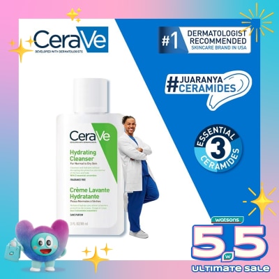 CERAVE - CERAVE HYDRATING CLEANSER 88ML