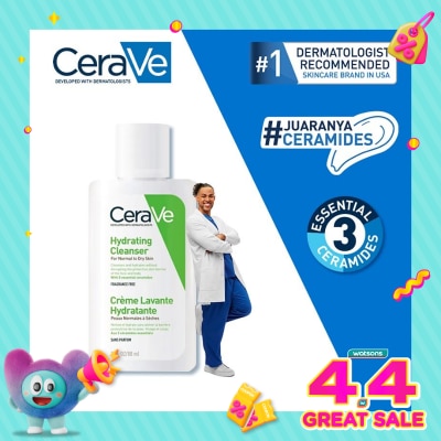 CERAVE - CERAVE HYDRATING CLEANSER 88ML