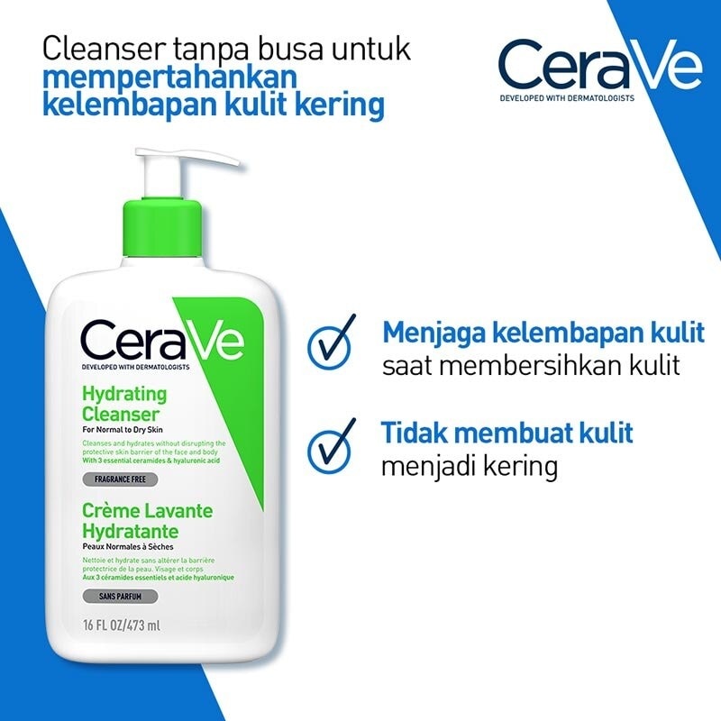 Cerave Hydrating Cleanser 473ml