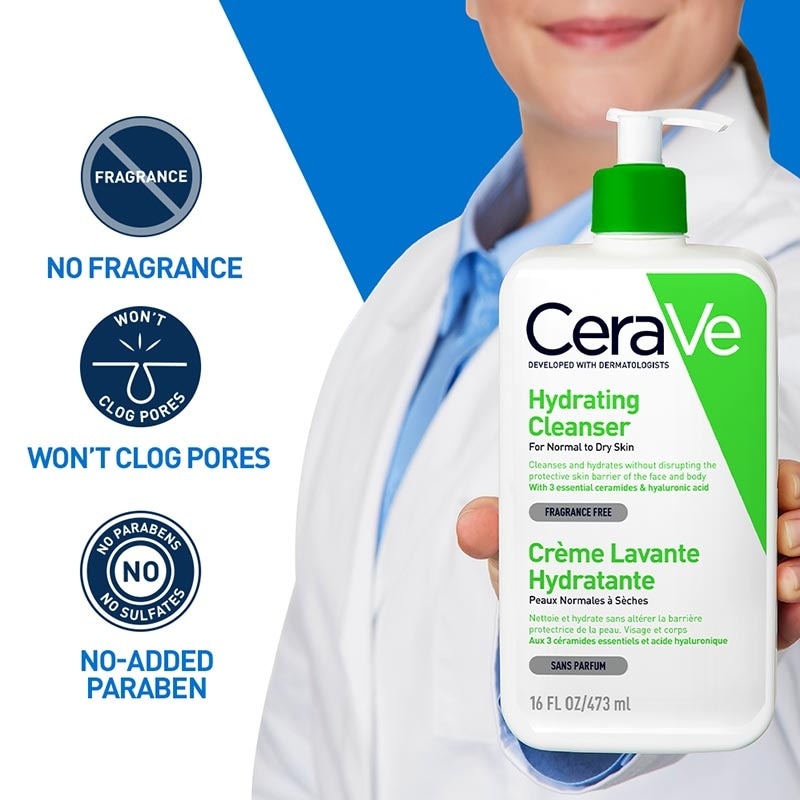 Cerave Hydrating Cleanser 473ml